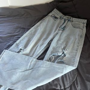 No Name high rise mom jeans